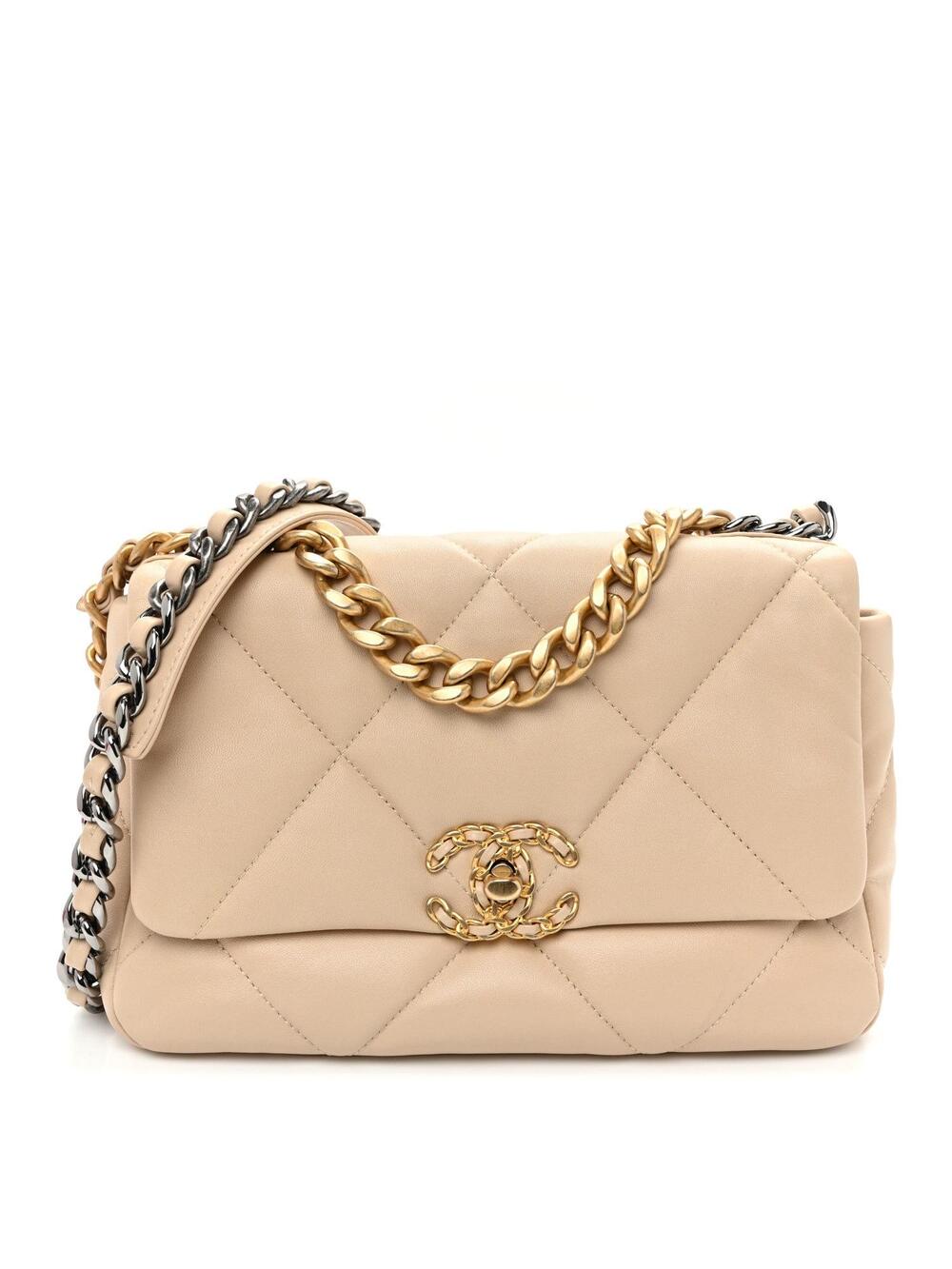 Lambskin Quilted Medium Chanel 19 Flap #333303C46B